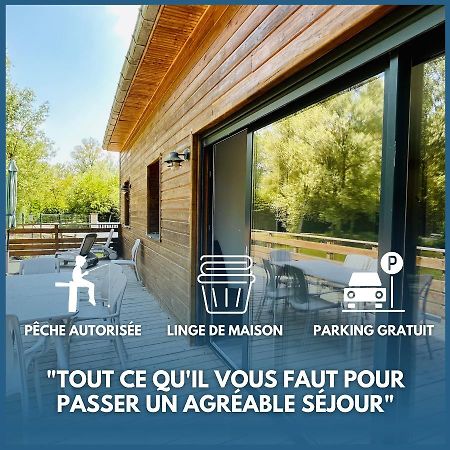 Chalet Avec Terrasse Sur Pilotis Vue Sur L'Etang Rue  Exterior photo