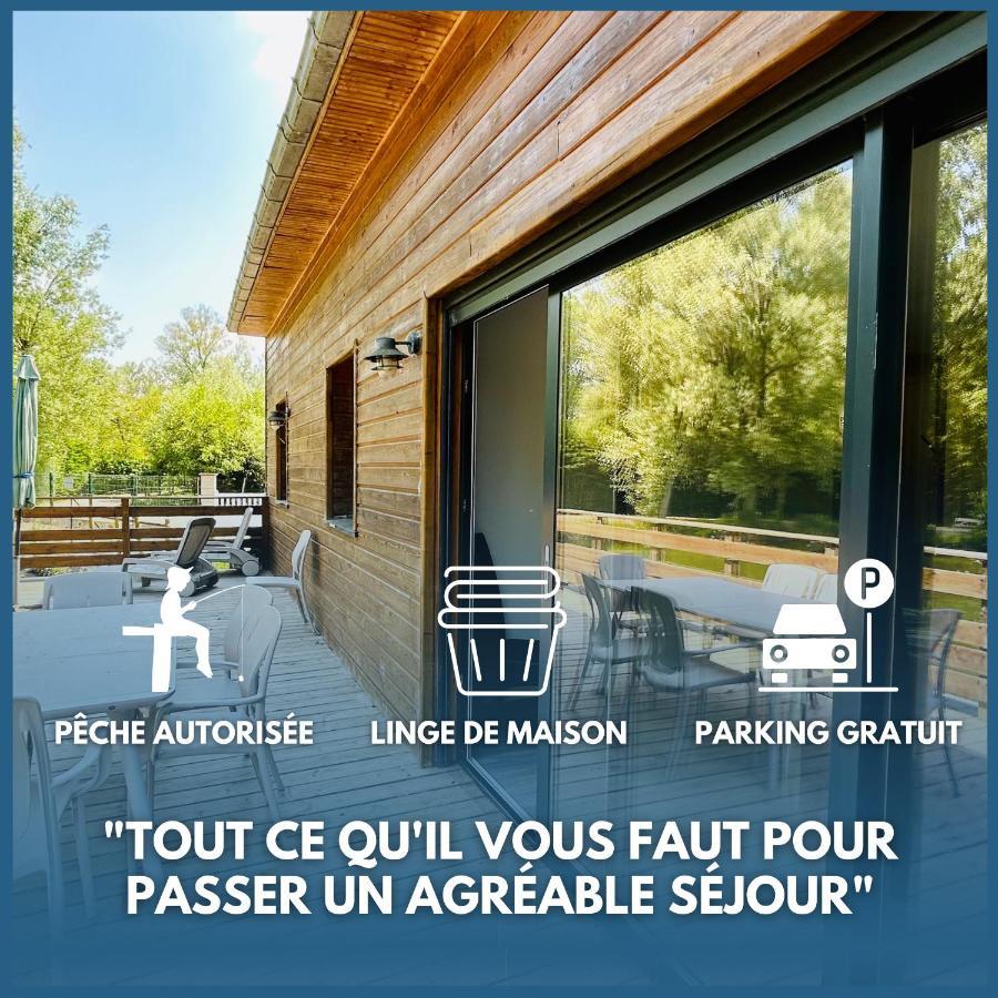 Chalet Avec Terrasse Sur Pilotis Vue Sur L'Etang Rue  Exterior photo
