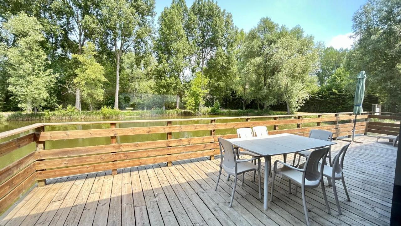 Chalet Avec Terrasse Sur Pilotis Vue Sur L'Etang Rue  Exterior photo